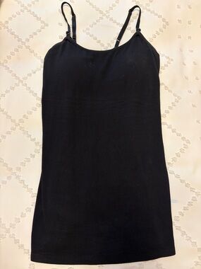 A Pea in the Pod Black Slim Adjustable-Strap Camisole